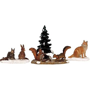 LEMAX WOODLAND ANIMALS, SATZ VON 4