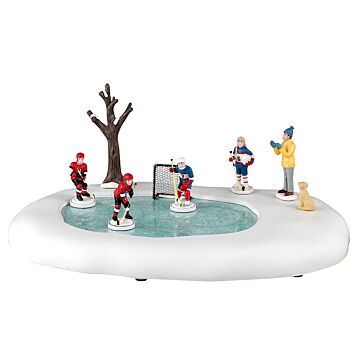 Lemax Girls Play Hockey, Too!, B/O (4.5V)