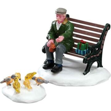 LEMAX FEEDING PIGEONS, SATZ VON 2
