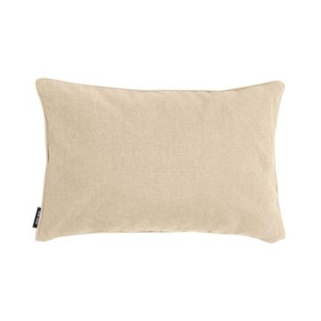 Dekokissen Canvas beige 50 x 30 cm - Madison