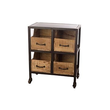 Kommode l60w33h73cm natürlich