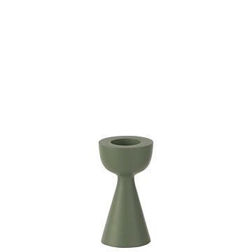Kerzenständer Kegel grün 13 cm