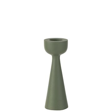 Kerzenständer Kegel grün 21 cm