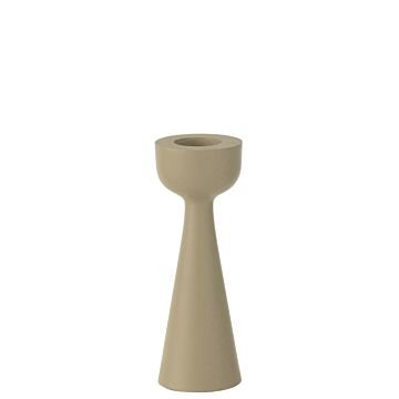Kerzenständer Kegel beige 21 cm