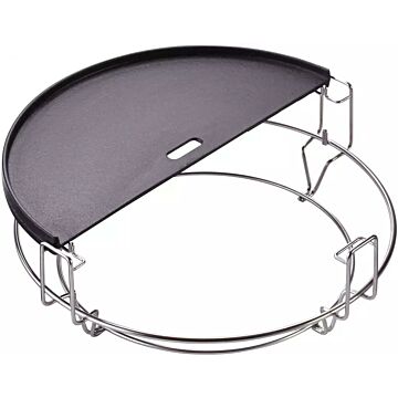 Halbmondförmige gusseiserne umkehrbare Grillplatte - Classic Joe ®