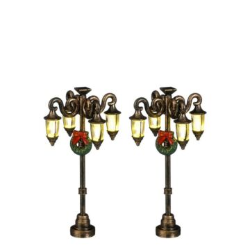Laterne 2 stuks battery operated 12 cm - Luville
