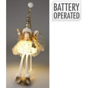 Engelmädchen LED gold 60 cm