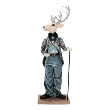 Hirsche Herr blau 77 cm