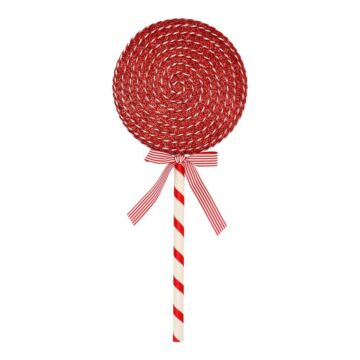 Lollipop rot weiß 64 cm