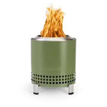 Mesa XL Tischfeuerkorb Edelstahl grün Ø 17,7 cm - Solo Stove