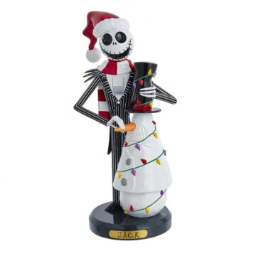 Nightmare Jack & Snowman Nutcracker 28 cm - Kurt Adler