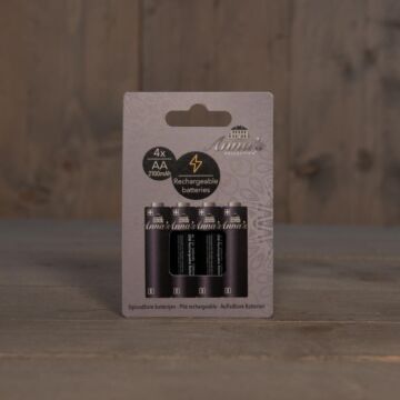 Wiederaufladbare Batterien AA 2100 mAh 4 Stück - Anna’s Collection
