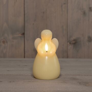 LED Kerze Engel Wachs 14,5 cm elfenbein - Anna’s Collection