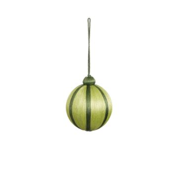 Jolly ornament Weihnachtskugel recyceltes Plastik hellgrün Ø 8 cm - House of Seasons