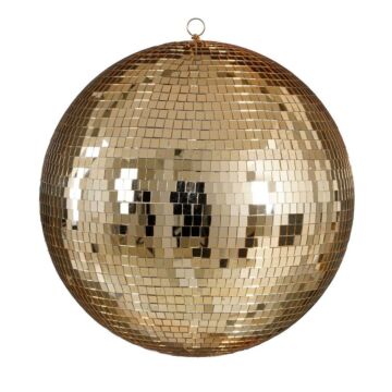 Spiegel Weihnachtskugel hangend Champagner Ø 50 cm - House of Seasons