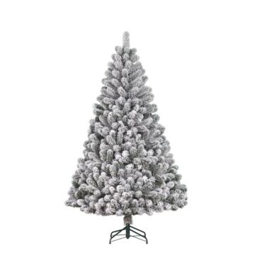 Weihnachtsbaum Charlton grün mit Schnee 215 cm – Black Box