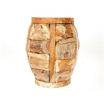 Topf Teakholz Erosi rond Ø 25 cm - HBX
