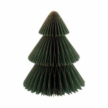 Weihnachtsbaum point Honeycomb Papier grün 150 cm - HBX