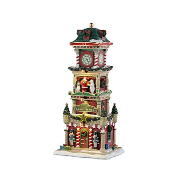 Lemax The Village Square Clock Tower, B/O (4.5V)