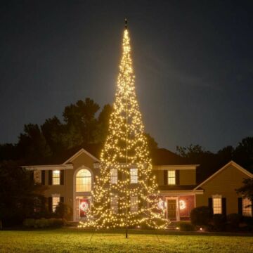 Fahnenmast-Weihnachtsbaum Oct 1500 LED 8 Meter - Fairybell