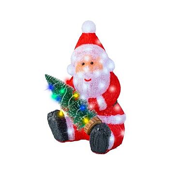 Weihnachtsmann 80LED Lichterfigur 49,5 cm - Lumineo