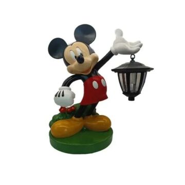 Gartenskulptur Mickey Mouse mit Laterne - Disney