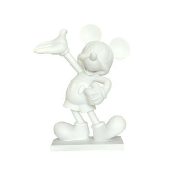 Gartenskulptur Mickey Mouse weiß 47 cm - Disney