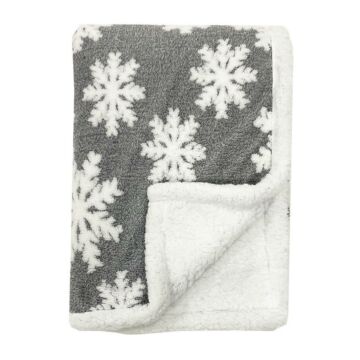 Plaid Schneewittchen grau 140x180 cm