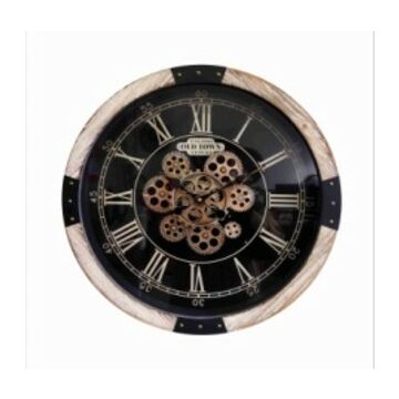 Clock with moving gears 50 cm Clock with moving gears 50 cm