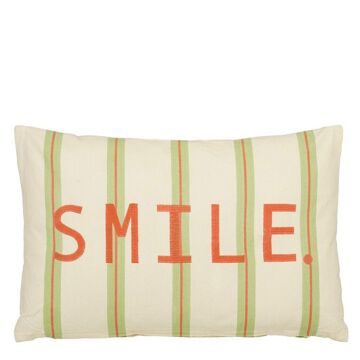 Kissen Smile grün 55 cm - Mica