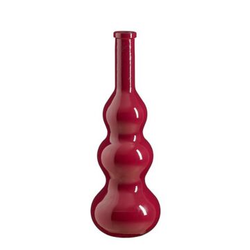 Vase Benito aus recyceltem Glas rosa 75 cm - Mica