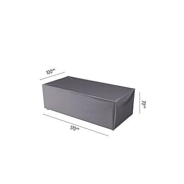 Abdeckung für Lounge-Plattform L 170 cm schwarz - Platinum