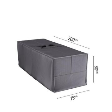 Kissenhülle 200 x 75 schwarz - Platinum
