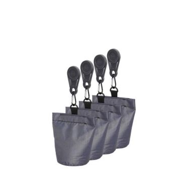  Kissenhalterung (4 Stück) schwarz - Platinum