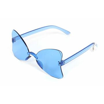 Brille butterfly Blau