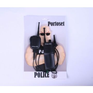 Funkgerät-Set police