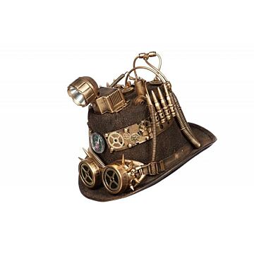 Steampunk mit Grubenlampe - gold