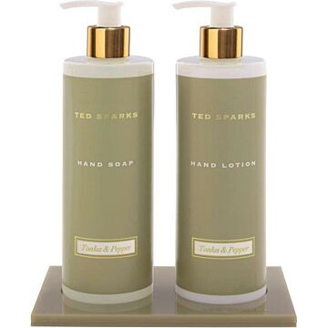 Geschenkset Handseife & Lotion Tonka Pepper – Ted Sparks