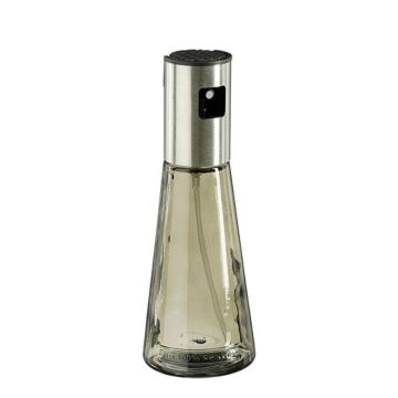 Öl&Essig-Flasche aus recyceltem Glas grau 20 cm - Mica