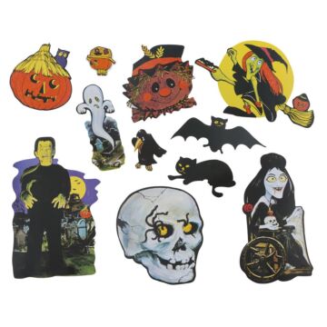 Tischdekoration Halloween aus Karton sortiert
