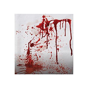 Servietten mit Blutspritzern Weiß 30 x 30 cm 20 Stück