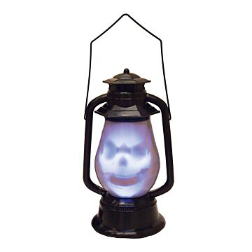 Halloween Laterne mit Licht und Sound Schwarz 17 x 14 x 30 cm