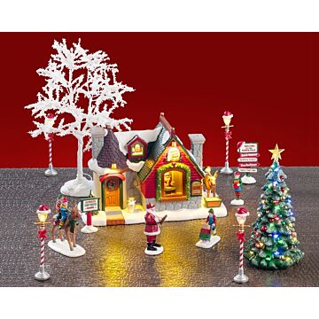 Lemax Santa's Snack Shack Set, mit Adapter 