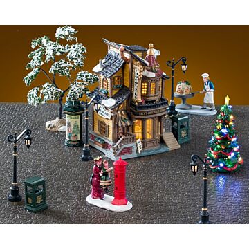 Lemax Lucy's Chocolate Shop Set, mit Adapter 
