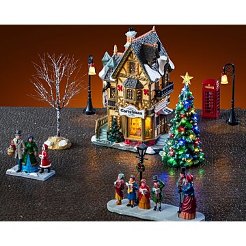 Lemax Tannenbaum Christmas Shoppe Set, mit Adapter 