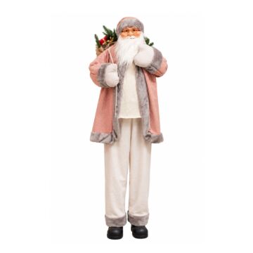 Weihnachtsmann stehend Rosa 200 cm