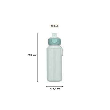 Pop-up Trinkflasche Campus 400 ml Unicorn Glow - Mepal