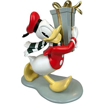 Weihnachtsfigur Donald Duck mit Geschenk 20 cm - Disney