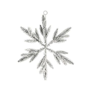 Schneeflocke weiß Ø 30 cm -Mica