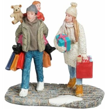 Market visitors family 7,5 cm - Luville 
